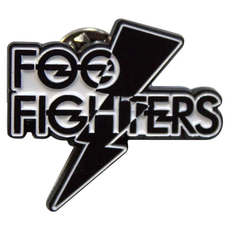 Foo Fighters Flash Band Logo Pin Badge made by Paradiso Clothing