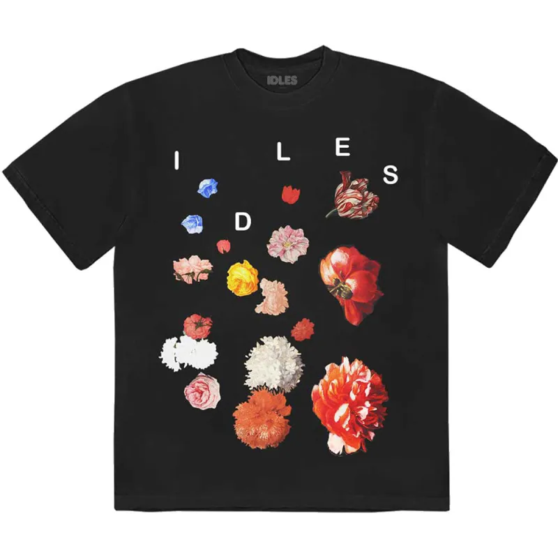 Idles Flowers Band Logo T Shirt sold by Paradiso Clothing