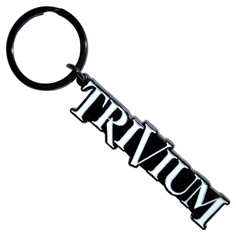 Trivium Band Logo Black Keychain sold by Paradiso Clothing
