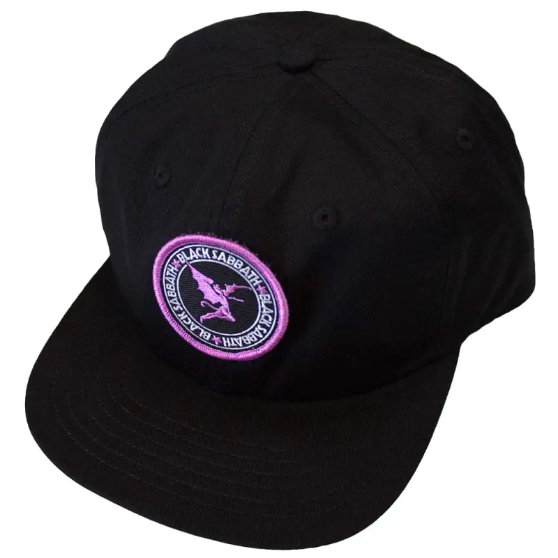 Black Sabbath Purple Daemon Emblem Strapback sold by Paradiso Clothing