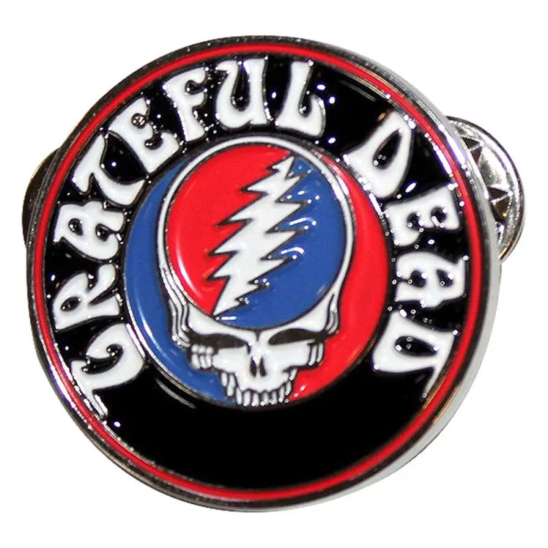 Grateful Dead Steal Your Face Logo Pin Badge sold by Paradiso Clothing