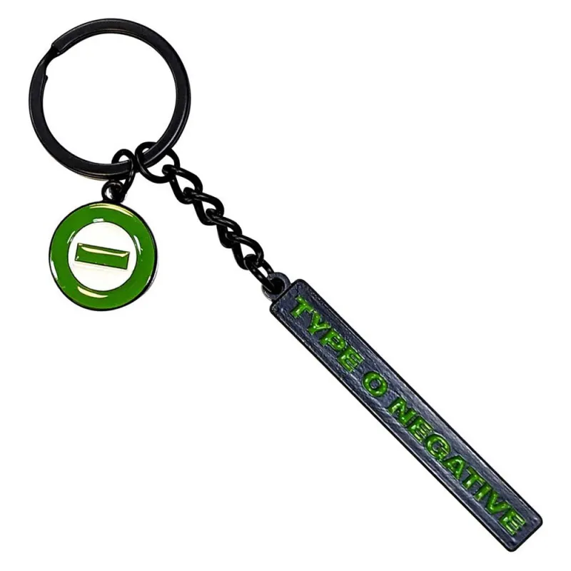 Type O Negative Text band Logo Keychain sold by Paradiso Clothing