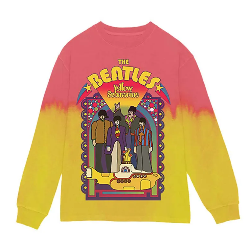 The Beatles Yellow Submarine Band Frame Long Sleeve T Shirt made by The Beatles
