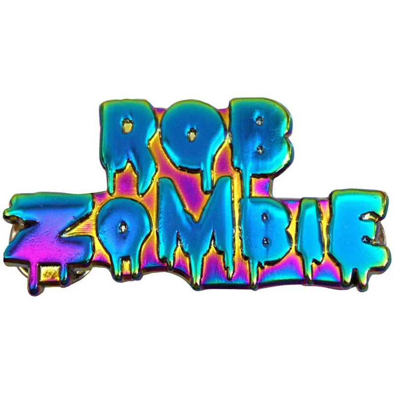 Rob Zombie Multicoloured Logo Pin Badge sold by Paradiso Clothing