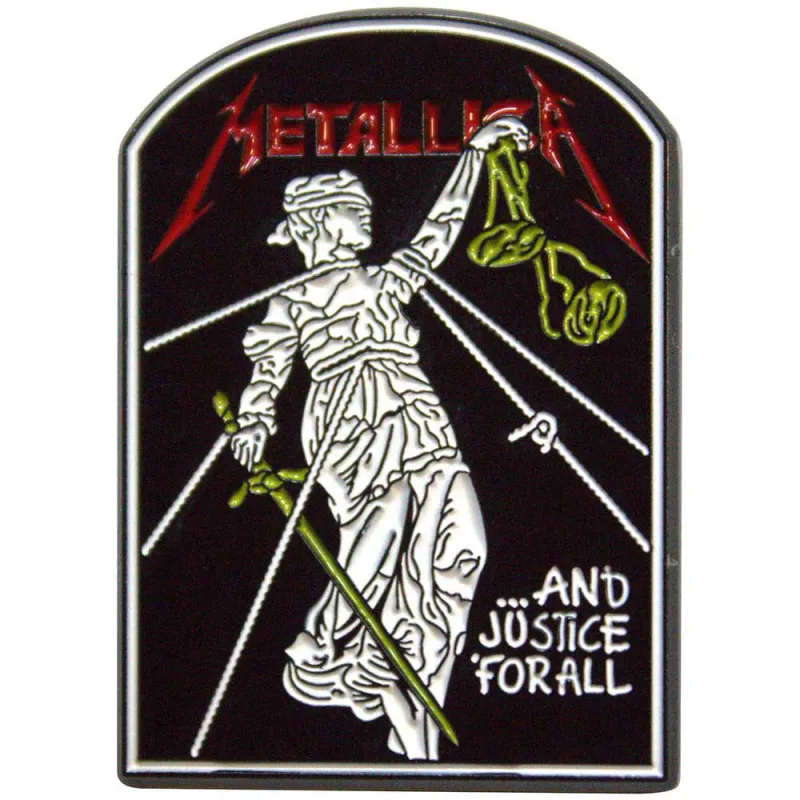 Metallica And Justice For All Tombstone Pin Badge sold by Paradiso Clothing