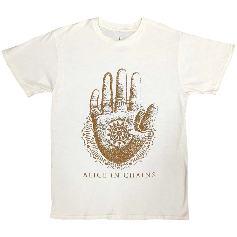 Alice In Chains Hand Band Logo T Shirt sold by Paradiso Clothing