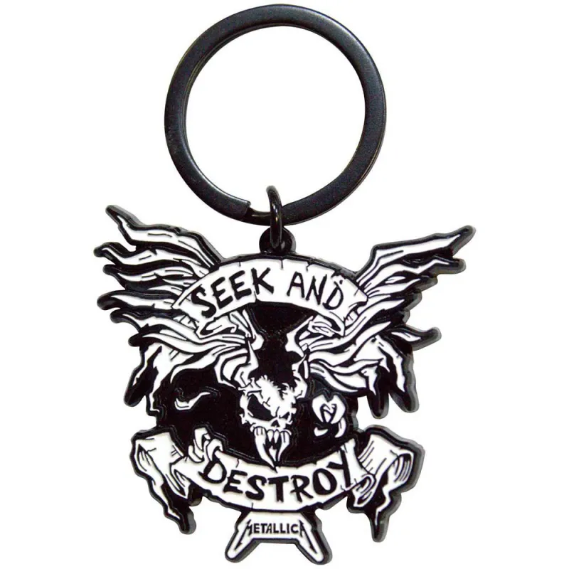 Metallica Seek And Destroy keyring Keychain sold by Paradiso Clothing