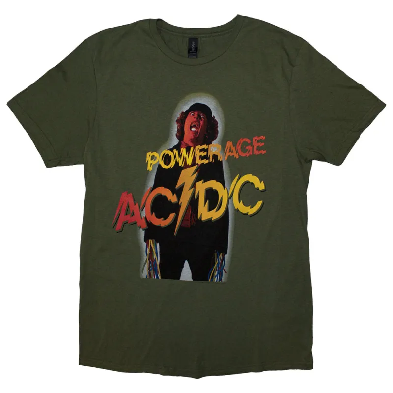 AC/DC Powerage Band Logo T Shirt made by AC/DC