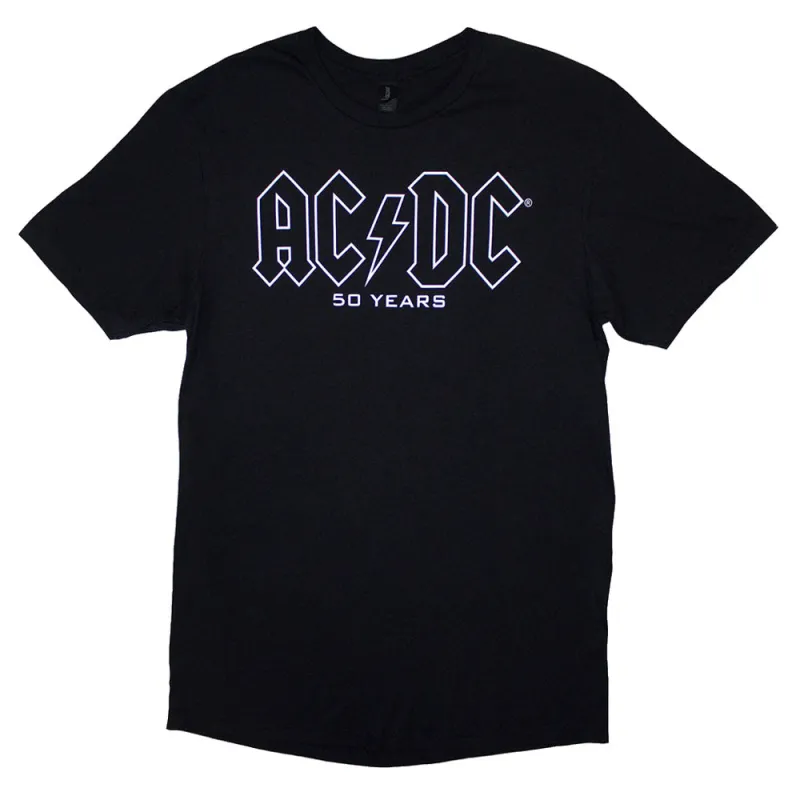 AC/DC History Logo T Shirt sold by Paradiso Clothing