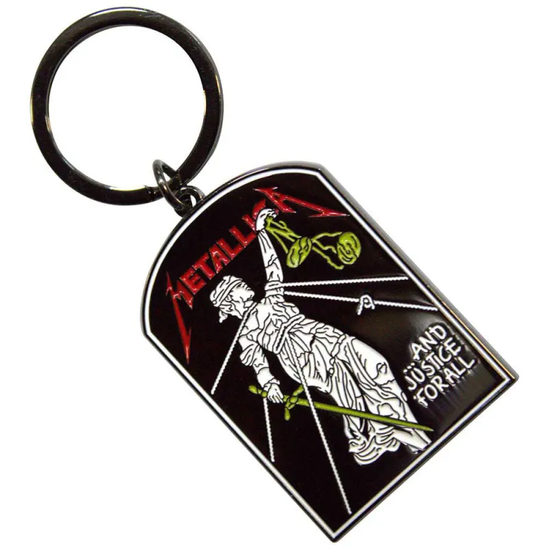 Metallica And Justice For All Tombstone keyring Keychain sold by Paradiso Clothing