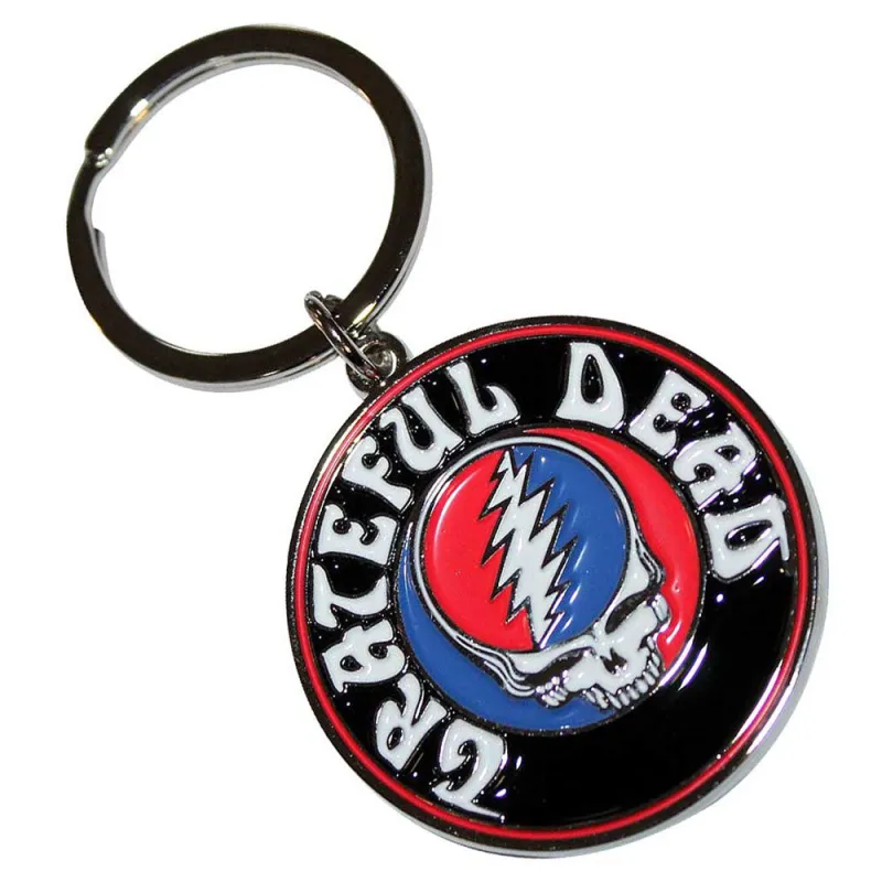 Grateful Dead Steal Your Face Logo Keychain sold by Paradiso Clothing