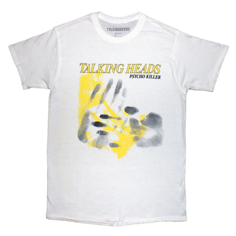 Talking Heads Psycho Killer Hands T Shirt sold by Paradiso Clothing