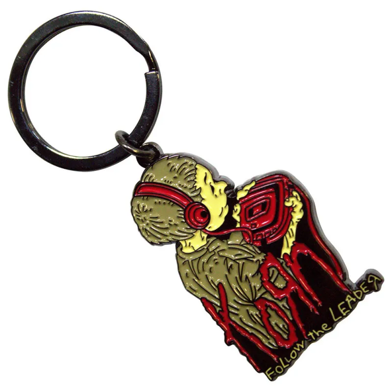 Korn Follow The Leader Band Logo Keyring Keychain sold by Paradiso Clothing