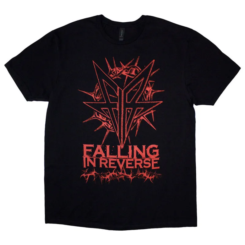 Falling In Reverse Thorns Band Logo T Shirt made by Paradiso Clothing