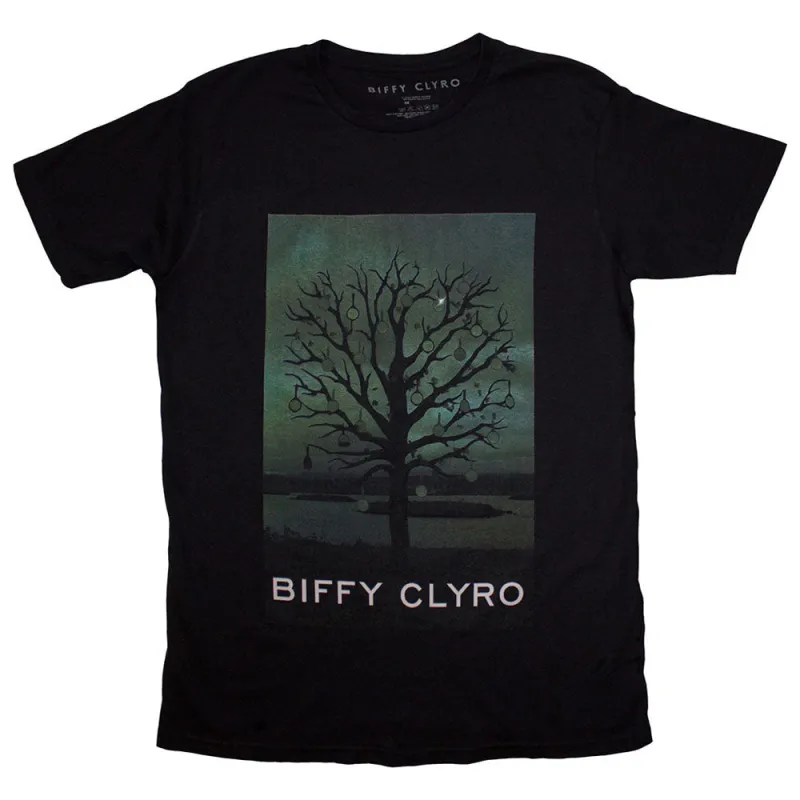 Biffy Clyro Black Chandelier Band Logo T Shirt made by Paradiso Clothing