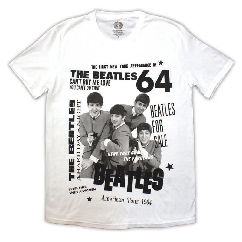The Beatles American Tour 1964 T Shirt sold by Paradiso Clothing