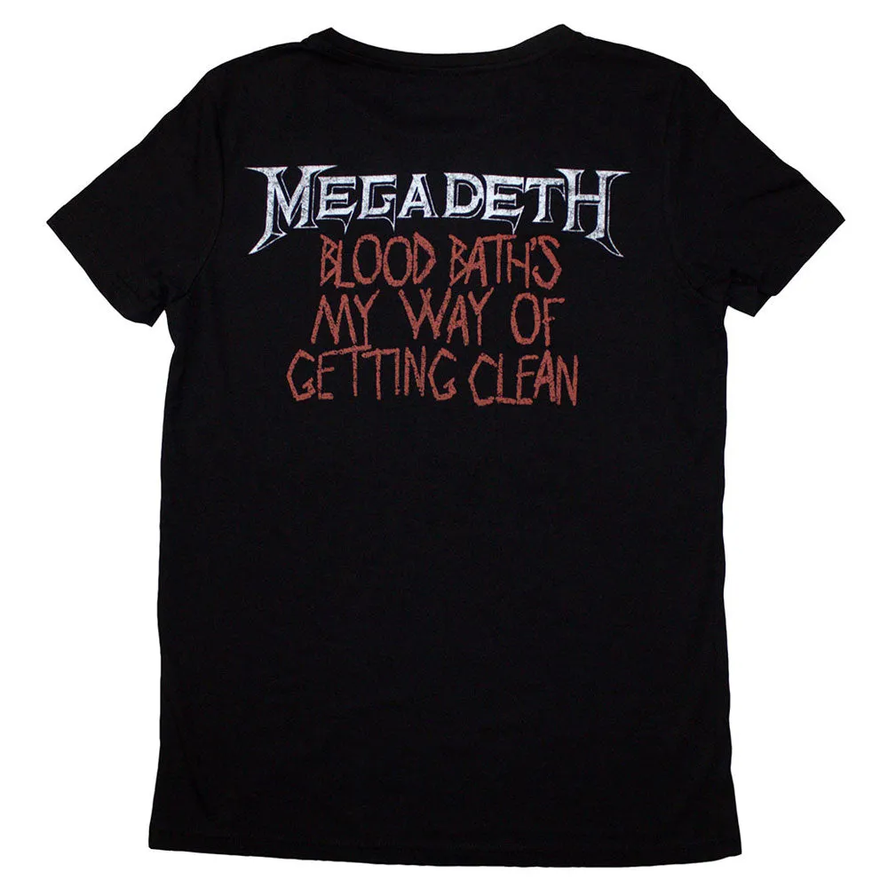 Megadeth Blood Bath Womens T Shirt sold by Paradiso Clothing product image thumbnail 2