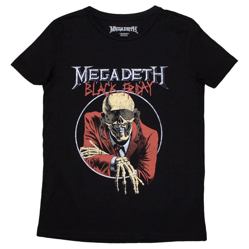Megadeth Blood Bath Womens T Shirt sold by Paradiso Clothing