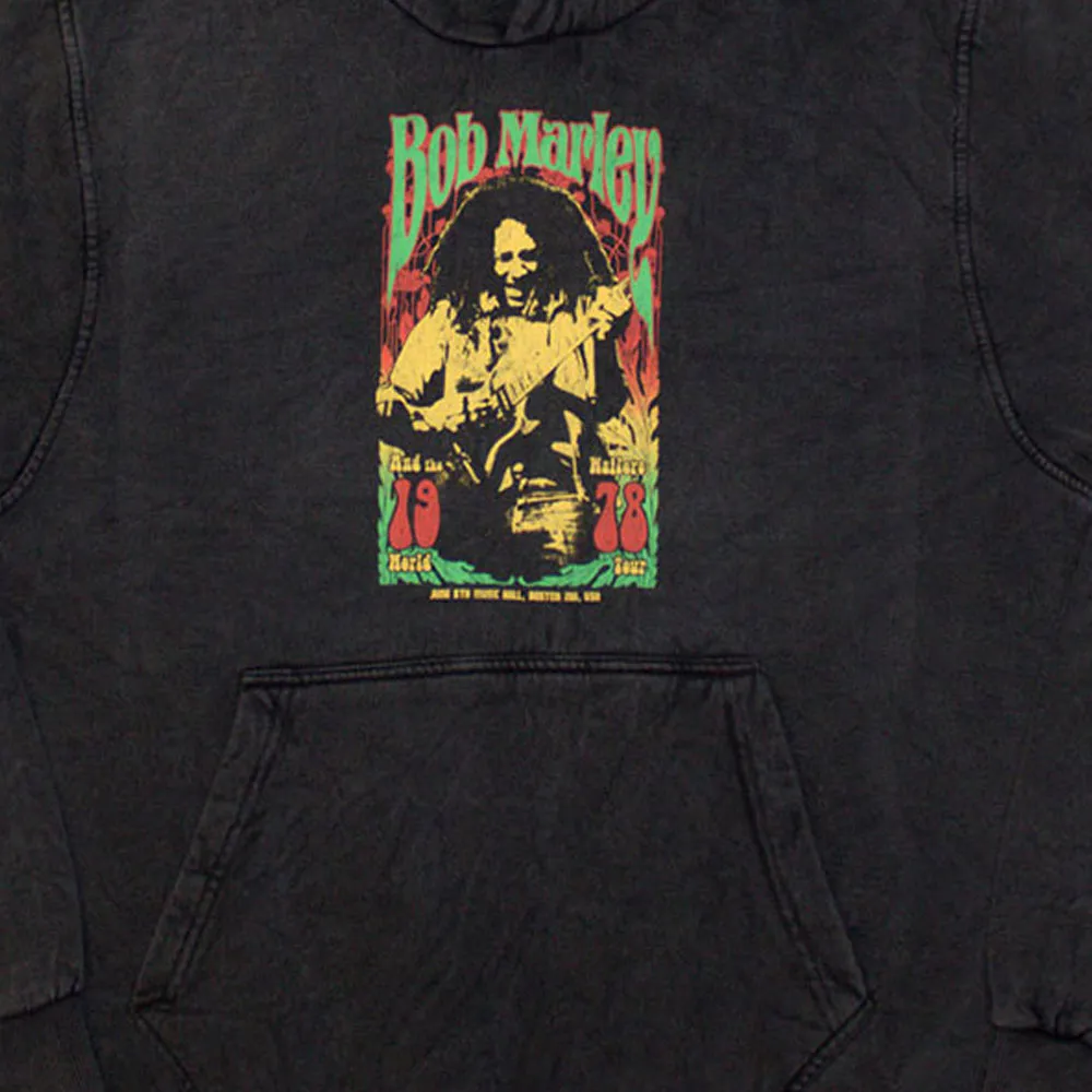 Bob Marley 1978 Pullover Stone Wash Hoodie sold by Paradiso Clothing product image thumbnail 2