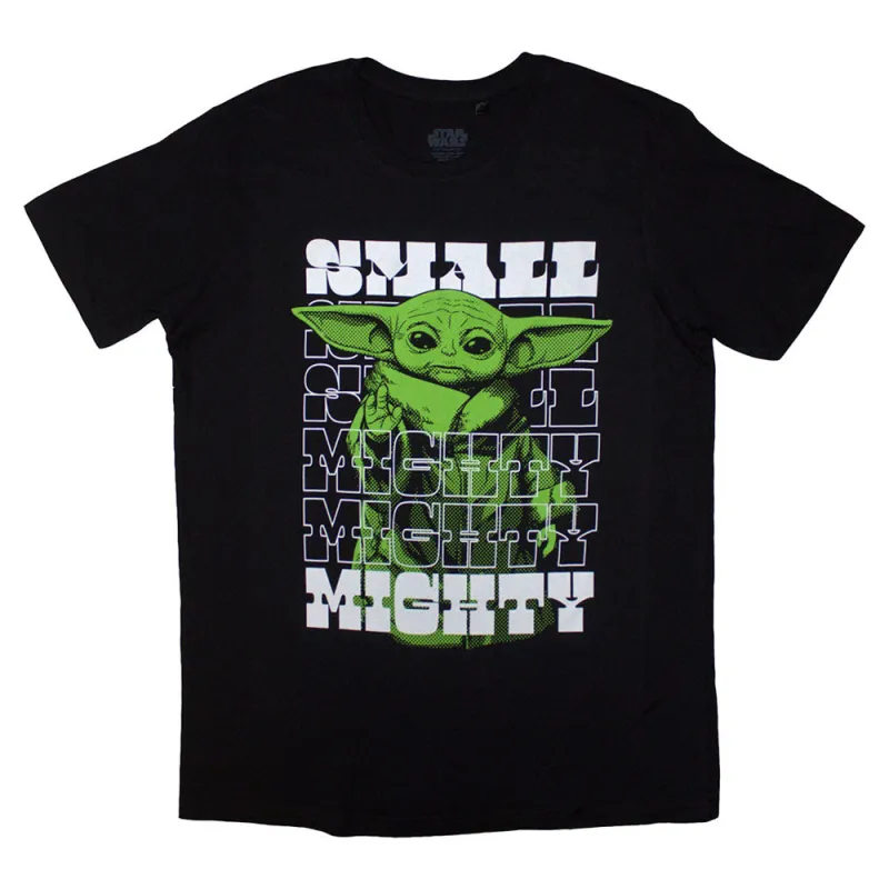 Star Wars The Mandalorian Grogu Small And Mighty T Shirt made by Star Wars