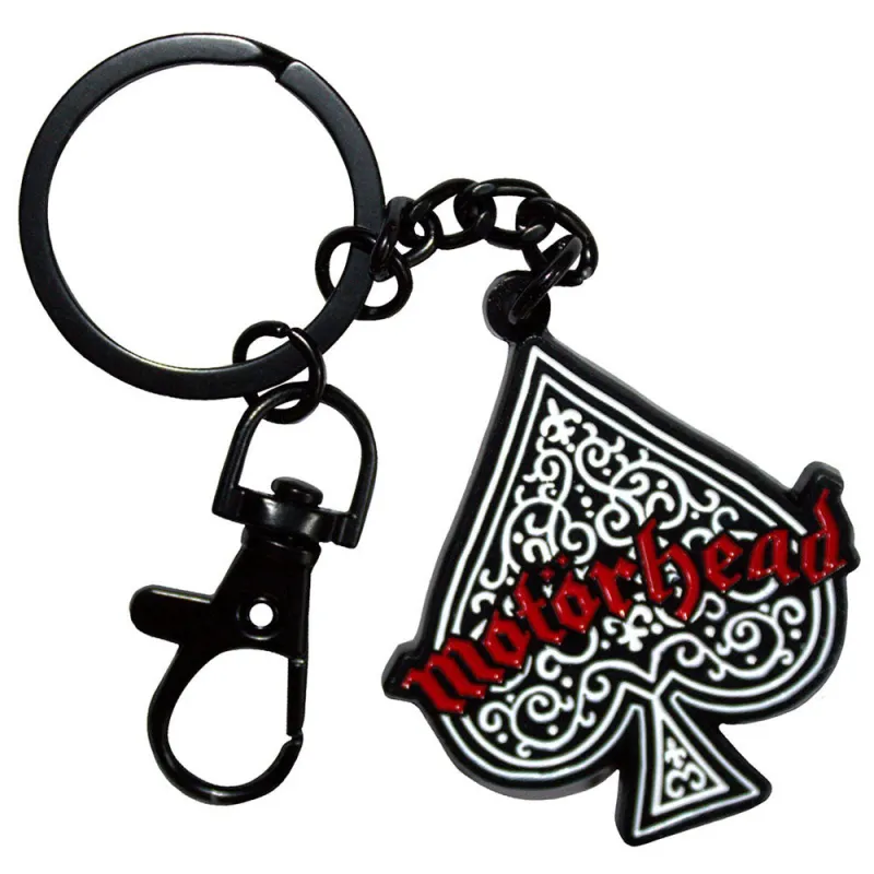 Motorhead Ace Of Spades Chain Keyring Keychain sold by Paradiso Clothing