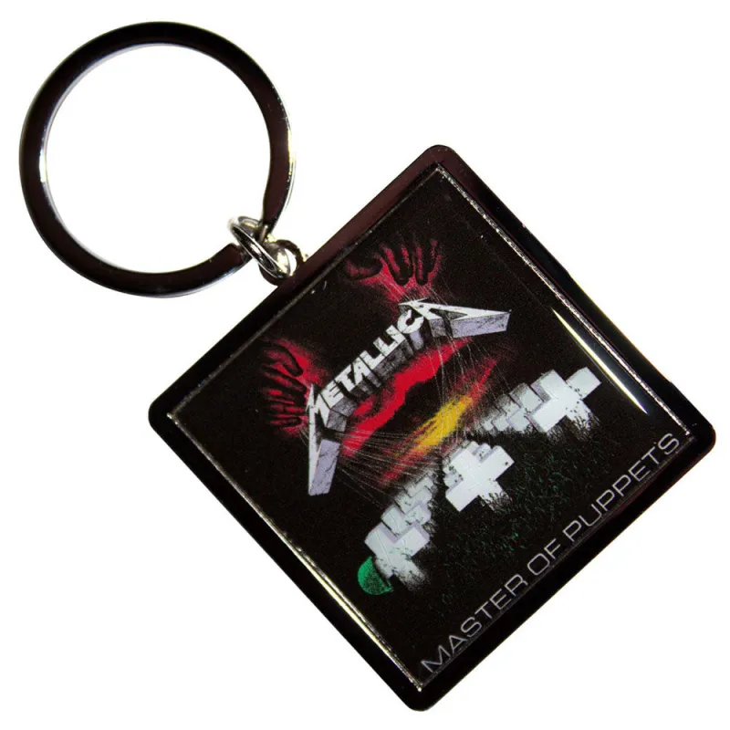 Metallica Master Of Puppets Keyring Keychain sold by Paradiso Clothing