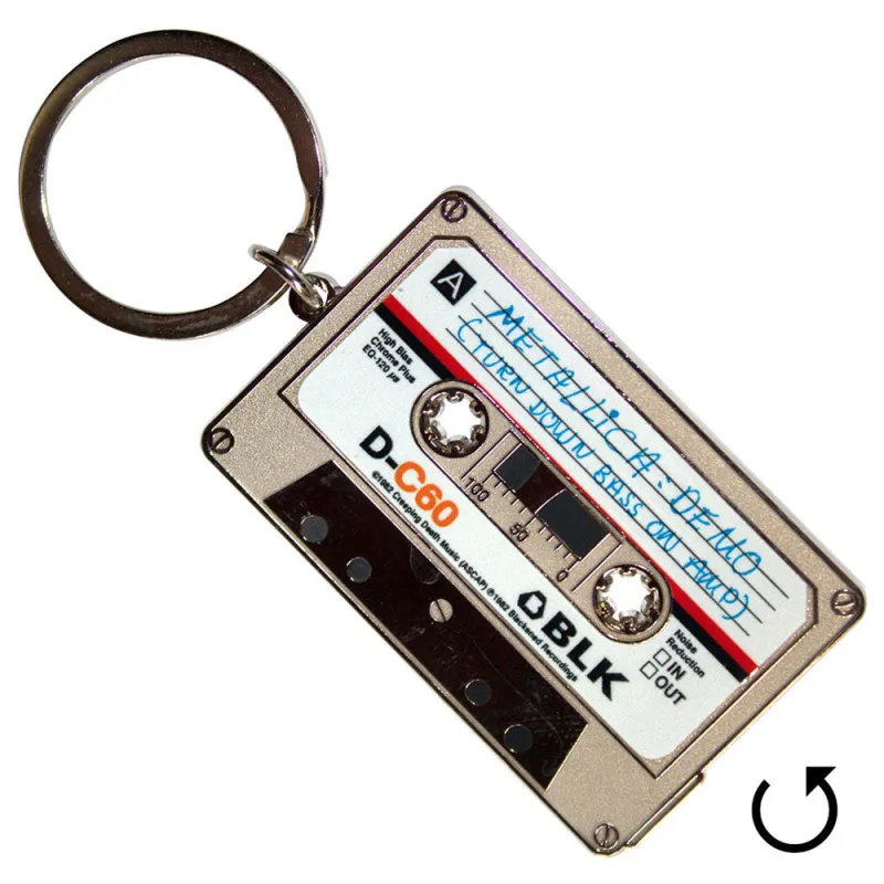 Metallica No Life 'Til Leather Double Sided Keyring Keychain sold by Paradiso Clothing