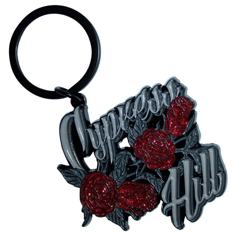Cypress Hill Roses Logo Keyring Keychain sold by Paradiso Clothing