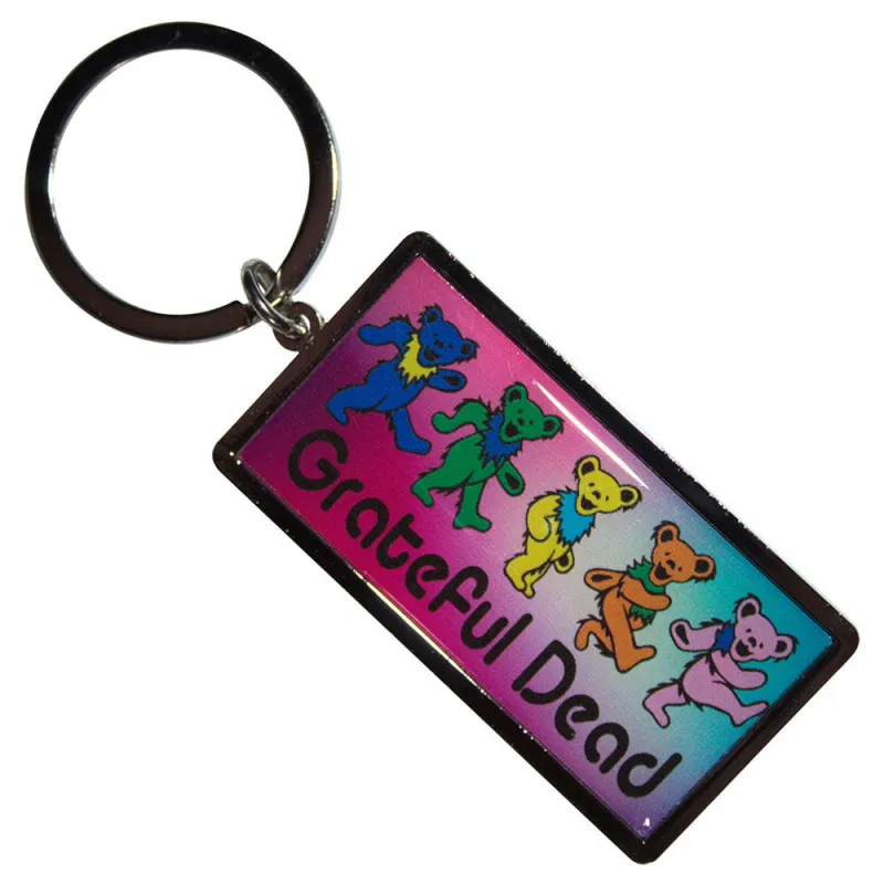Grateful Dead Dancing Bears Keyring Keychain made by Grateful Dead