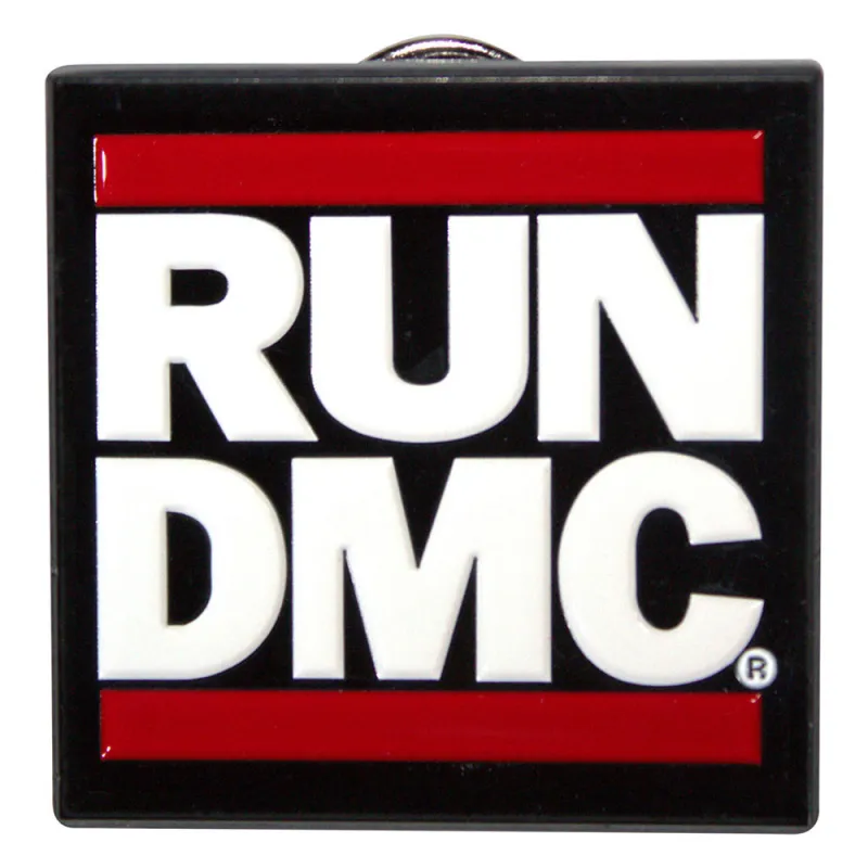 Run DMC Logo Pin Badge made by Paradiso Clothing