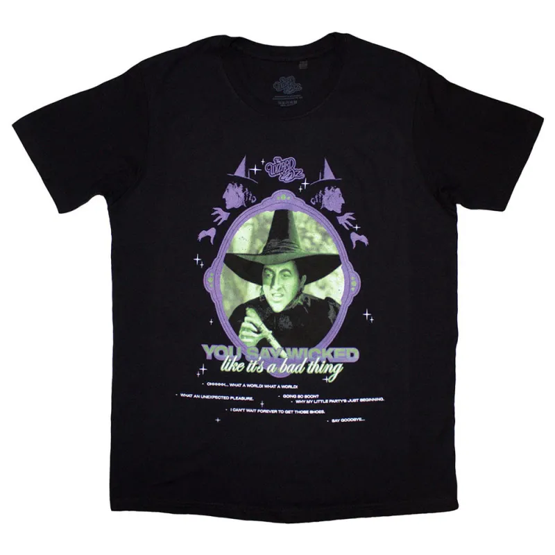 The Wizard of Oz You Say Wicked T Shirt made by Paradiso Clothing