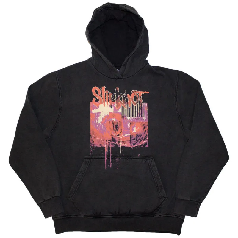 Slipknot The End So Far Barcode Pullover Stone Wash Hoodie made by Paradiso Clothing