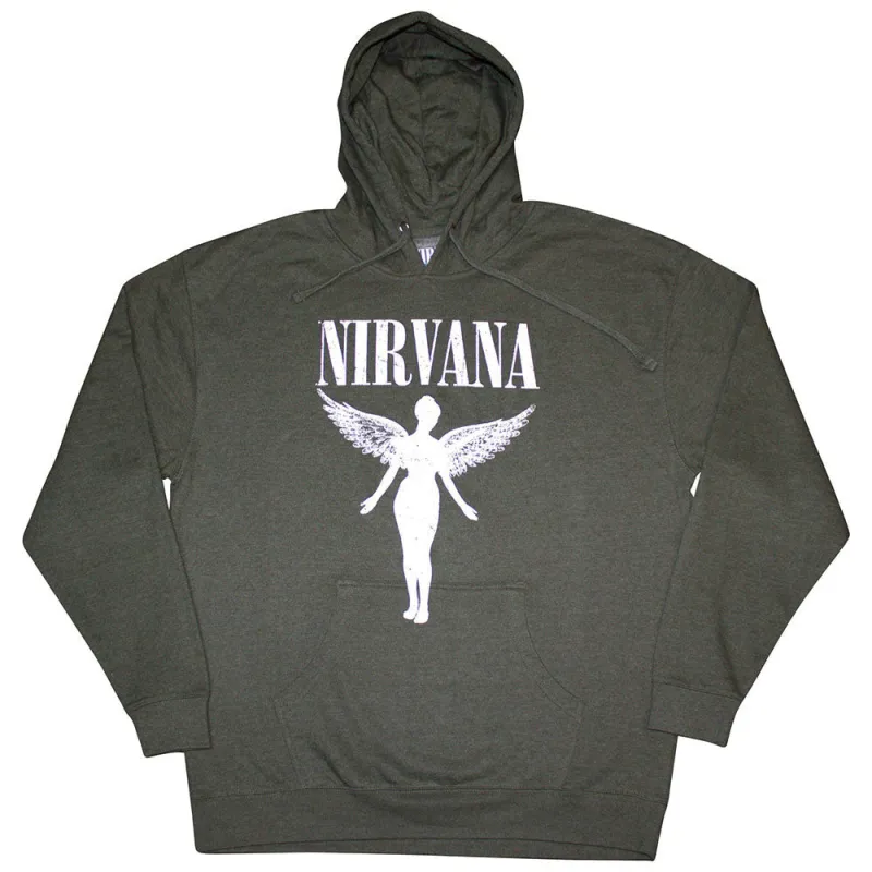 Nirvana Angelic Mono Logo Pullover Hoodie sold by Paradiso Clothing