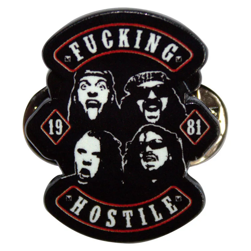 Pantera Hostile Band Logo Pin Badge sold by Paradiso Clothing