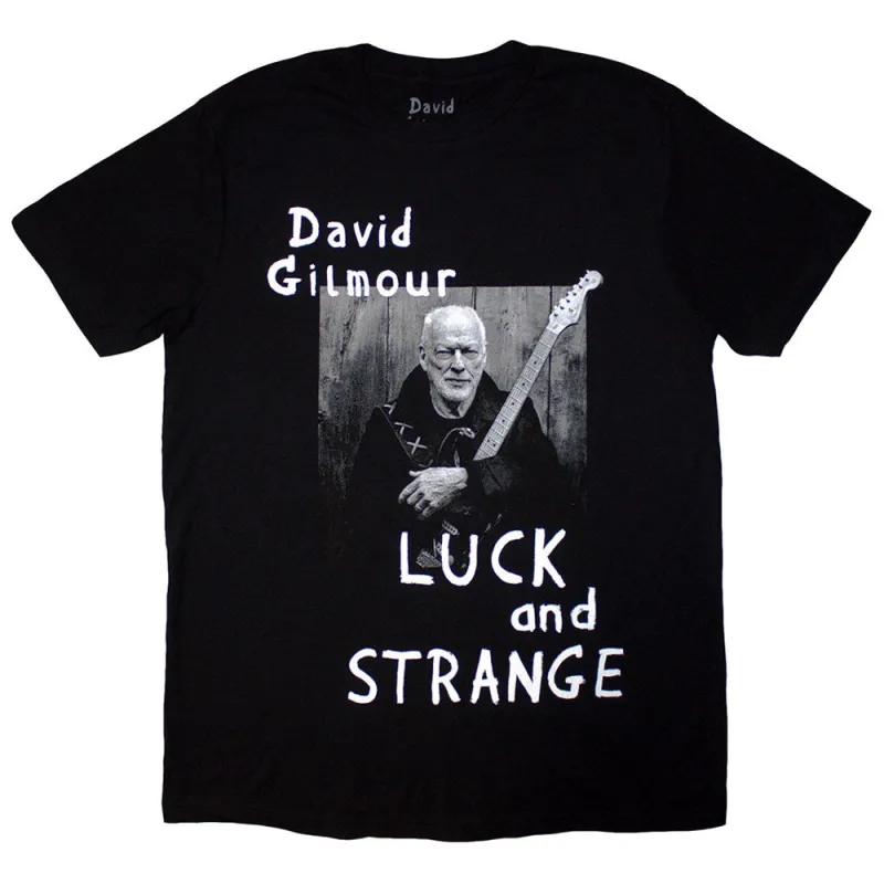 David Gilmour Luck & Strange Portrait T Shirt sold by Paradiso Clothing