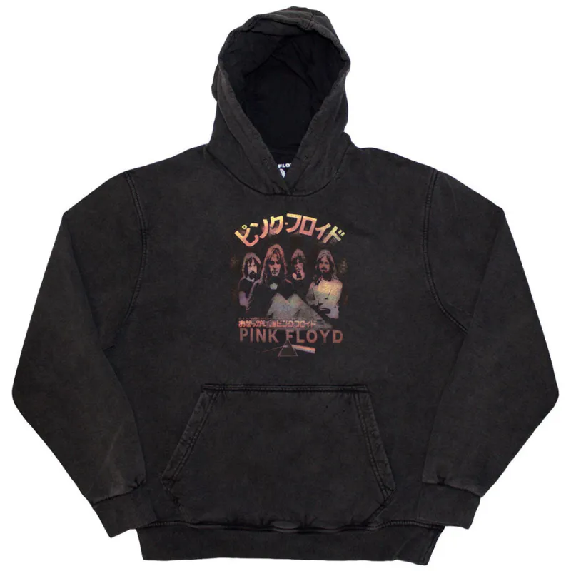 Pink Floyd Japan Poster Pullover Stone Wash Hoodie made by Pink Floyd