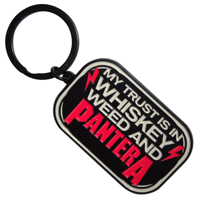 Pantera Whiskey Keyring Keychain sold by Paradiso Clothing