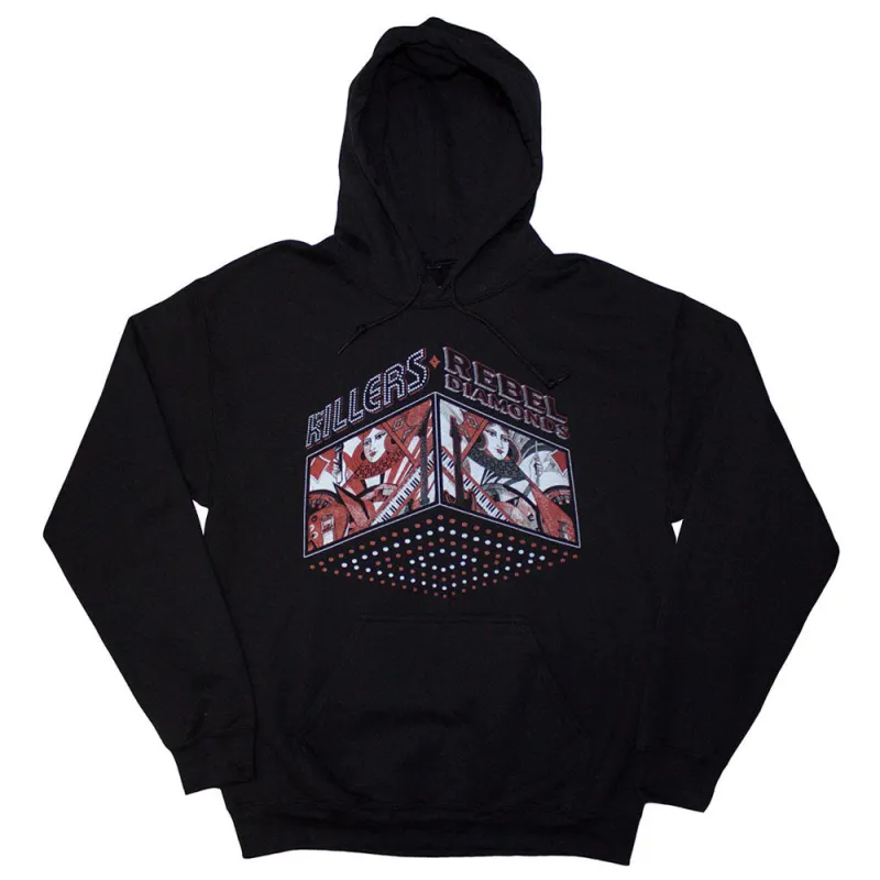 The Killers Tour 24 Rebel Diamonds Pullover Hoodie sold by Paradiso Clothing