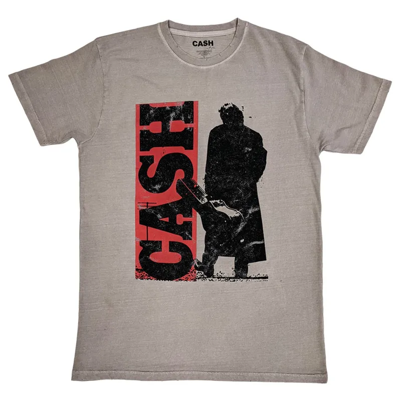 Johnny Cash Bold Silhouette T Shirt sold by Paradiso Clothing