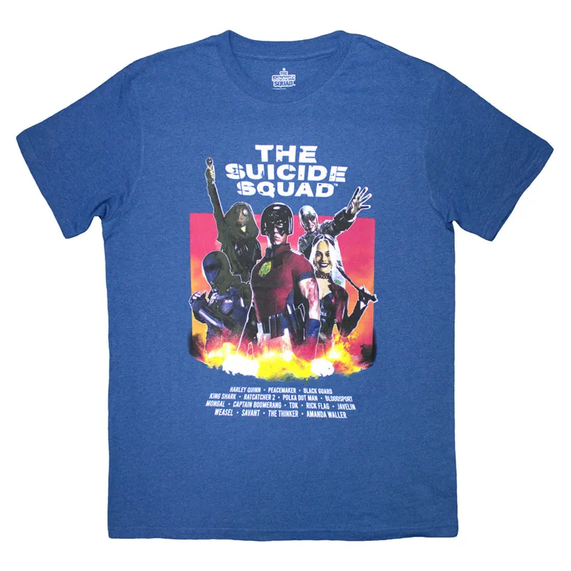 Suicide Squad Movie Poster DC Comics T Shirt made by DC Comics