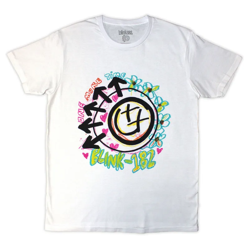 Blink-182 Crayon Band Logo T Shirt made by Paradiso Clothing
