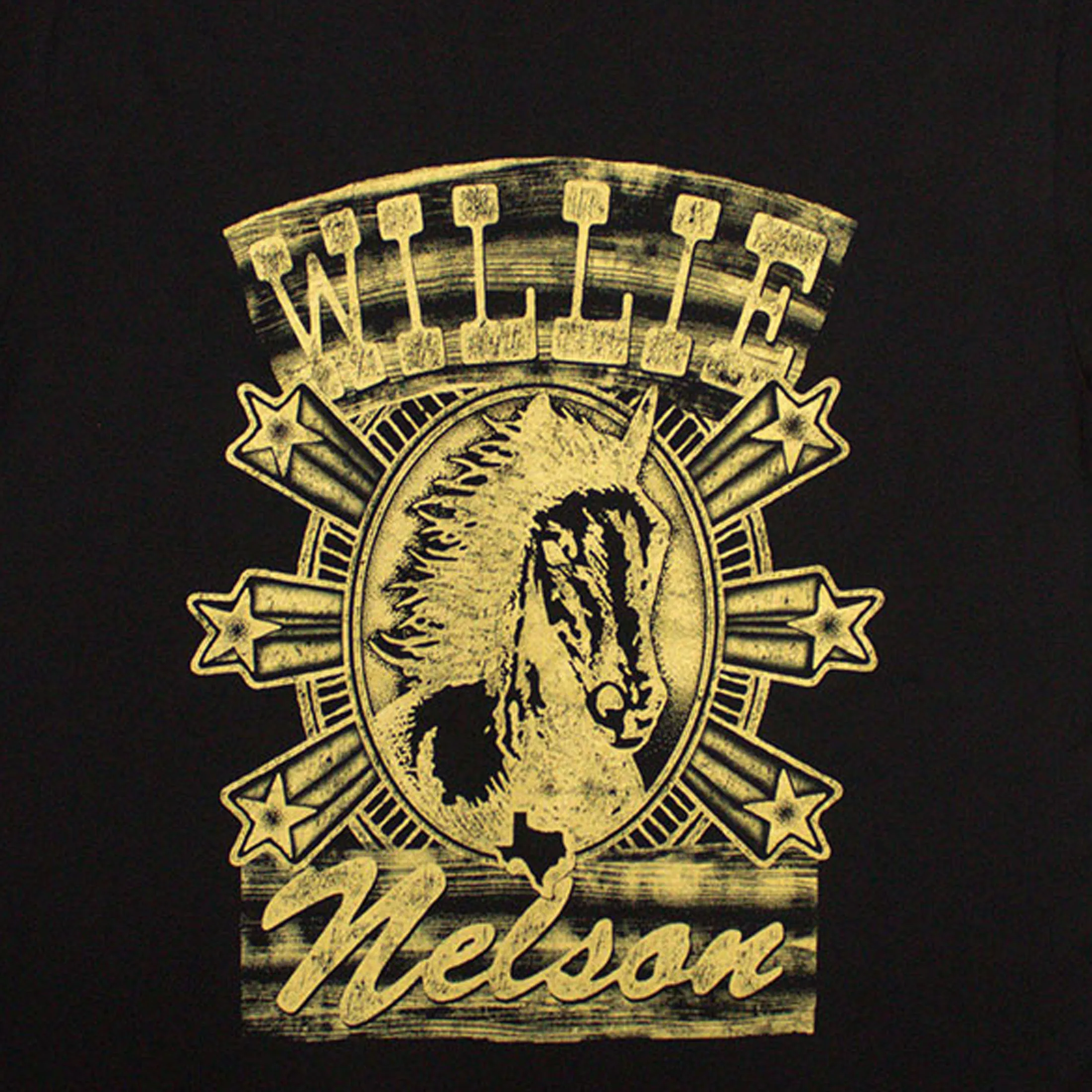 Willie Nelson Horse Logo T Shirt sold by Paradiso Clothing product image thumbnail 2