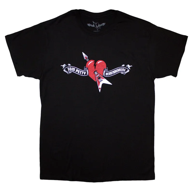 Tom Petty And The Heartbreakers Heart Logo T Shirt sold by Paradiso Clothing