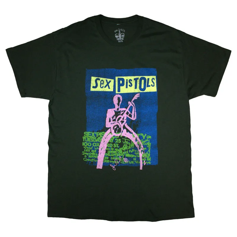 The Sex Pistols Guitar Cartoon T Shirt sold by Paradiso Clothing