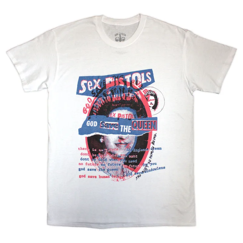 The Sex Pistols God Save The Queen Overlay T Shirt sold by Paradiso Clothing