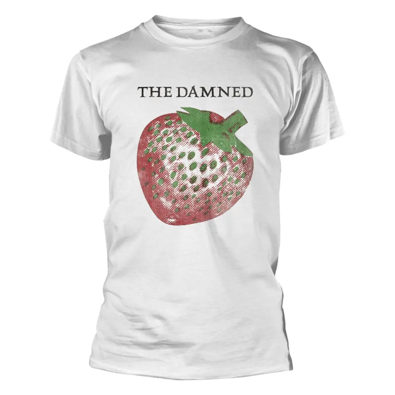 The Damned Strawberries Band Logo T Shirt made by Paradiso Clothing