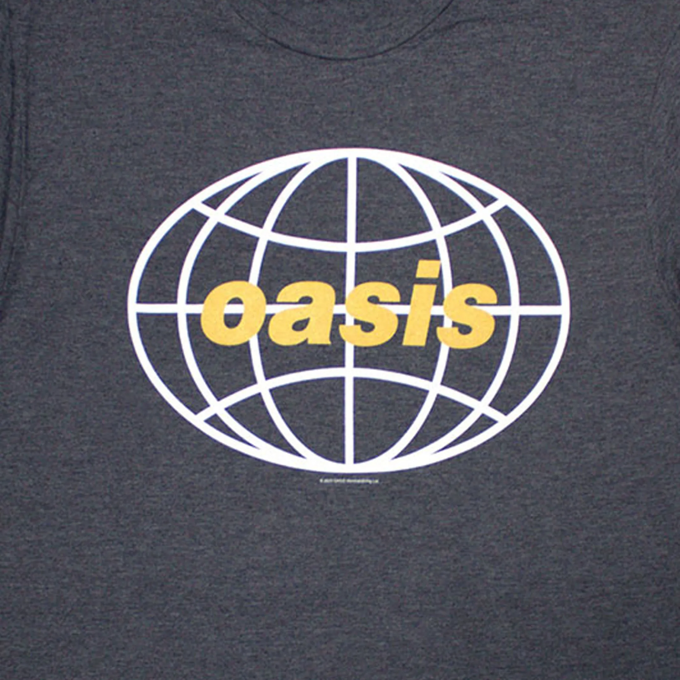 Oasis Globe Band Logo T Shirt sold by Paradiso Clothing product image thumbnail 2