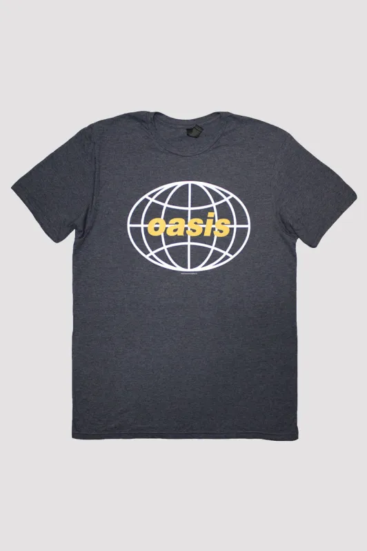 Oasis Globe Band Logo T Shirt sold by Paradiso Clothing