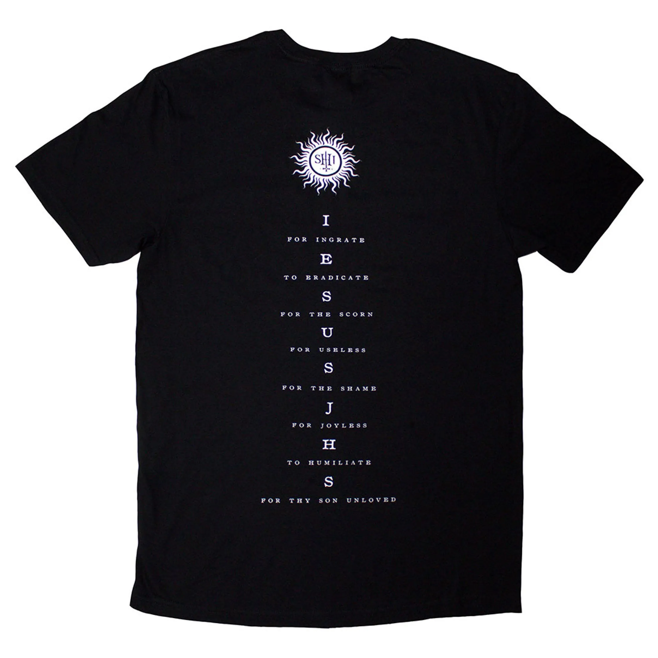 Behemoth The Shit Ov God Vertical Logo Cover T Shirt sold by Paradiso Clothing product image thumbnail 2