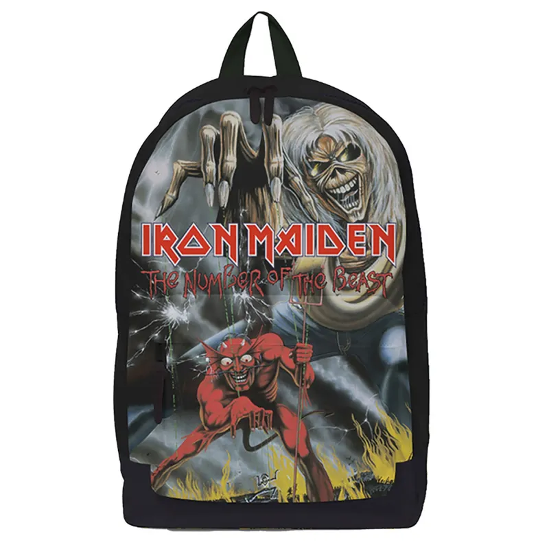 Iron Maiden Number Of The Beast Backpack sold by Paradiso Clothing